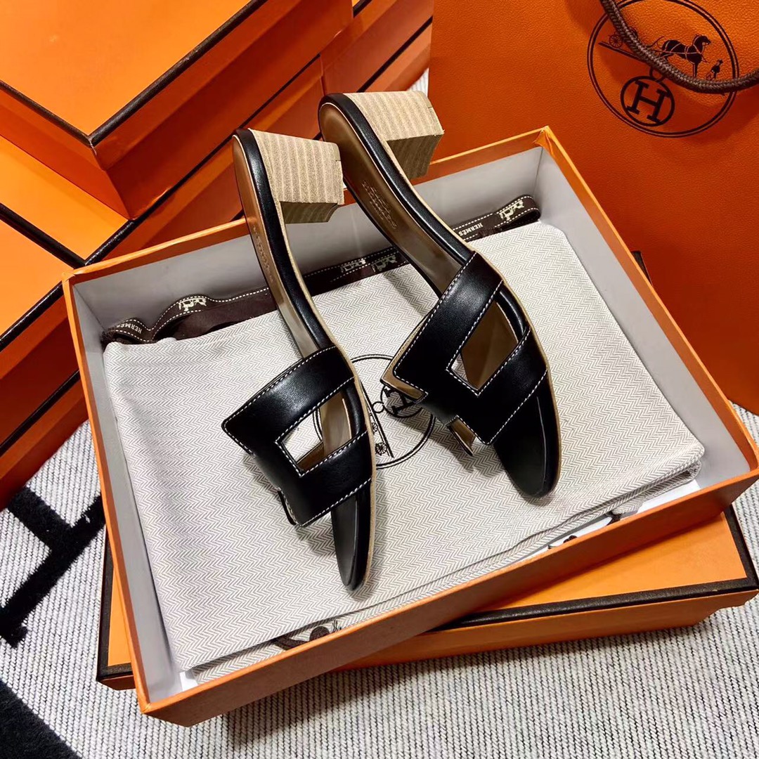 에르메스 올수공 오아시스 슬리퍼 샌들 스위프트 19